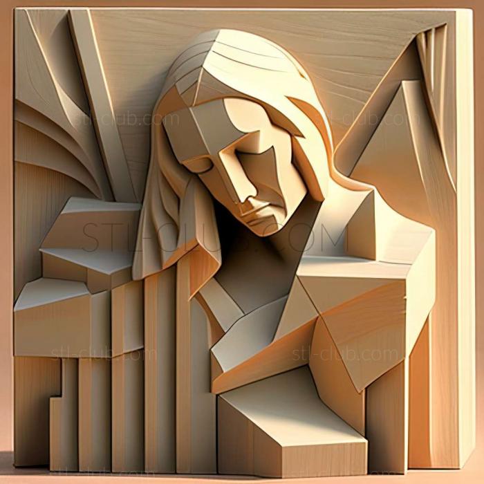 3D model Lyubov Popova (STL)